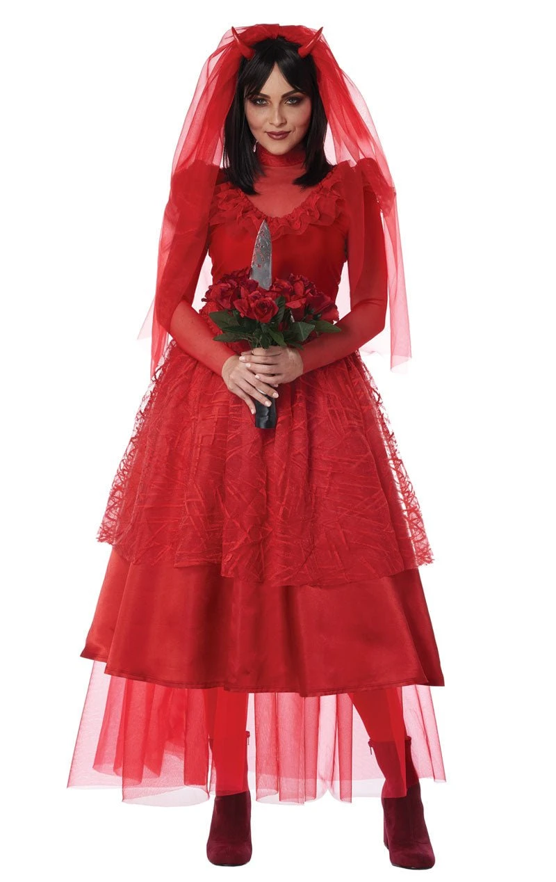 GENERIC Womens Bride From Hell Costume 3 GENERIC Womens Bride From Hell Costume