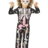 GENERIC Childrens Skeleton Rose Gold Sparkle Costume -Masquerade Costumes childrens skeleton rose gold sparkle costume 641555