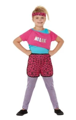 GENERIC Girls 80s Relax Costume