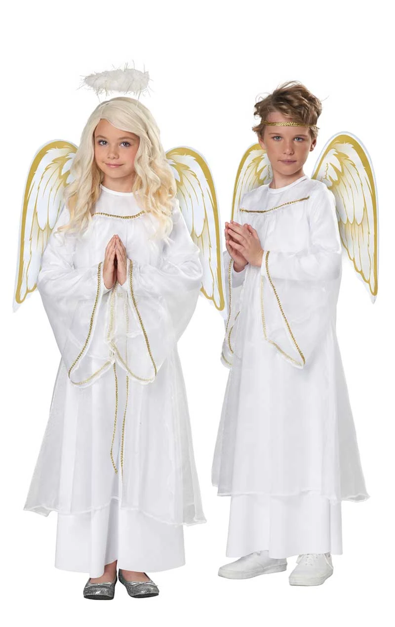 GENERIC Kids Unisex Holiday Angel Costume 3 GENERIC Kids Unisex Holiday Angel Costume