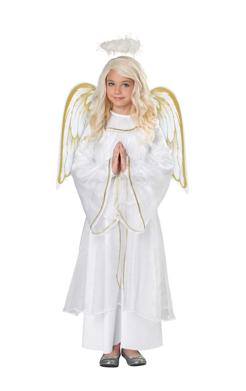 GENERIC Kids Unisex Holiday Angel Costume 4 GENERIC Kids Unisex Holiday Angel Costume - Image 2