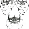 GENERIC Lace Black Mask 1 GENERIC Lace Black Mask -Masquerade Costumes lace black mask 257367