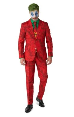GENERIC Mens Scarlet Joker Suit - Opposuits -Masquerade Costumes mens scarlet joker suit opposuits 935909
