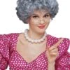 GENERIC Short Grey Granny Wig Accessory -Masquerade Costumes short grey granny wig accessory 816678