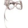 GENERIC Silver Masquerade Facepiece -Masquerade Costumes silver masquerade facepiece 516509