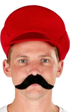 GENERIC Stick-on Black Handlebar Moustache Accessory