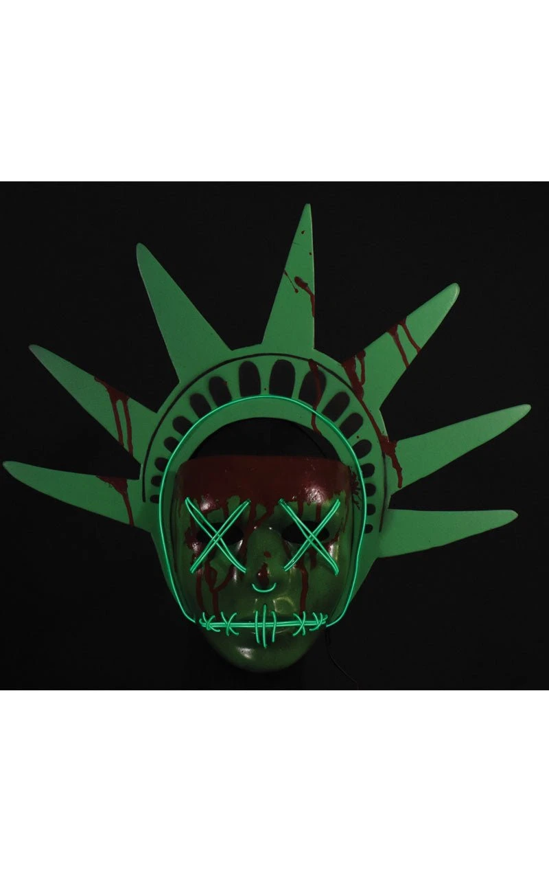 GENERIC The Purge Light Up Liberty Mask 3 GENERIC The Purge Light Up Liberty Mask