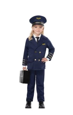 GENERIC Toddler Unisex Pint-Sized Pilot Costume -Masquerade Costumes toddler unisex pint sized pilot costume 586330