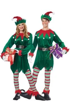 Unisex Jolly Elf Christmas Costume