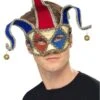 Smiffys Venetian Musical Jester Eyefacepiece -Masquerade Costumes venetian musical jester eyefacepiece 293592