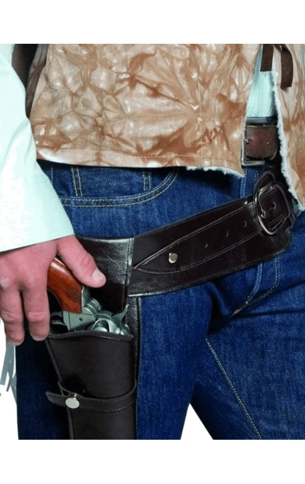 Smiffys Western Gunman Belt And Holster Accessory 3 Smiffys Western Gunman Belt And Holster Accessory