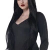 GENERIC Womens Black Extra Long Cosplay Wig -Masquerade Costumes womens black extra long cosplay wig 955135