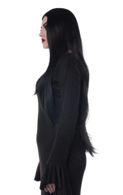 GENERIC Womens Black Extra Long Cosplay Wig -Masquerade Costumes womens black extra long cosplay wig 985448
